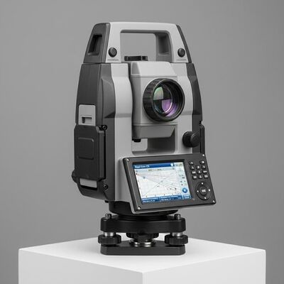 Leica Total Station with Real-time Operating System, Internal Flash Memory, External SD Card, and 1"/5"/10" Minimum Readout for Land Surveying