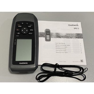 Garmin 73 gestisce GPS Navigatore portatile GPS facile da usare con display LCD grigio a 4 livelli e 50 percorsi di navigazione